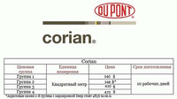 Искусственный камень Corian